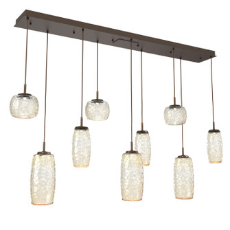 Vessel LED Linear Pendant in Flat Bronze (404|PLB0091-09-FB-A-C01-L1)