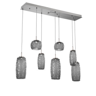 Vessel LED Linear Pendant in Satin Nickel (404|PLB0091-07-SN-S-C01-L3)