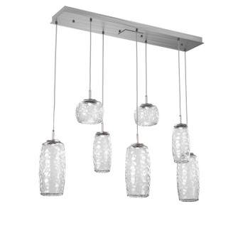 Vessel LED Linear Pendant in Satin Nickel (404|PLB0091-07-SN-C-C01-L3)