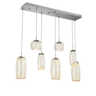 Vessel LED Linear Pendant in Satin Nickel (404|PLB0091-07-SN-A-C01-L3)