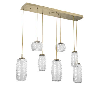 Vessel LED Linear Pendant in Heritage Brass (404|PLB0091-07-HB-C-C01-L1)