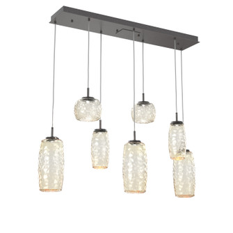 Vessel LED Linear Pendant in Graphite (404|PLB0091-07-GP-A-C01-L1)