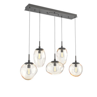 Cosmos Five Light Pendant in Graphite (404|PLB0065-05-GP-A-C01-E2)