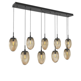 Meteo Nine Light Pendant in Matte Black (404|PLB0063-09-MB-B-C01-E2)