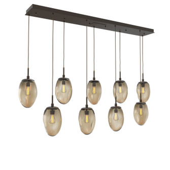 Meteo Nine Light Pendant in Flat Bronze (404|PLB0063-09-FB-B-C01-E2)