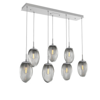 Meteo Seven Light Pendant in Classic Silver (404|PLB0063-07-CS-S-C01-E2)