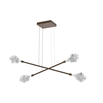 Blossom LED Lantern in Flat Bronze (404|PLB0059-M2-FB-BC-CA1-L3)