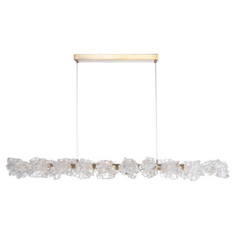Blossom LED Linear Suspension in Heritage Brass (404|PLB0059-60-HB-BC-CA1-L3)