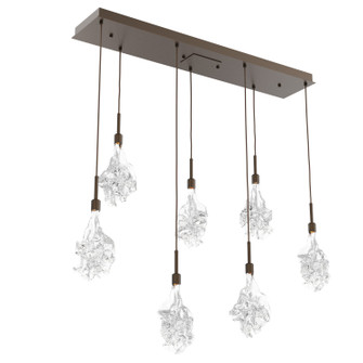 Blossom LED Linear Pendant in Flat Bronze (404|PLB0059-07-FB-BC-C01-L1)