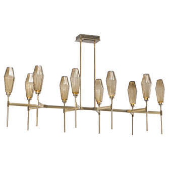 Aalto LED Linear Suspension in Gilded Brass (404|PLB0049-67-GB-RA-001-L1)