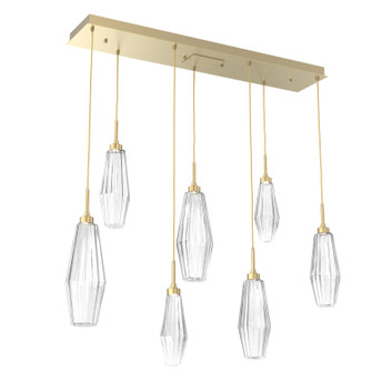 Aalto LED Pendant in Gilded Brass (404|PLB0049-07-GB-RC-C01-L3)