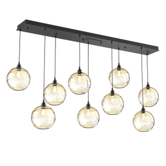 Terra Nine Light Pendant in Matte Black (404|PLB0047-09-MB-OA-C01-E2)