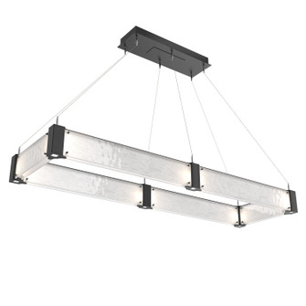 Parallel LED Chandelier in Matte Black (404|PLB0042-R2-MB-CG-CA1-L3)