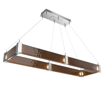 Parallel LED Chandelier in Classic Silver (404|PLB0042-R2-CS-BG-CA1-L1)