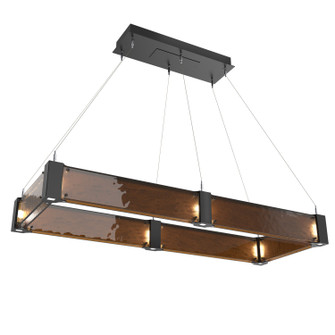 Parallel LED Chandelier in Matte Black (404|PLB0042-R1-MB-BG-CA1-L3)