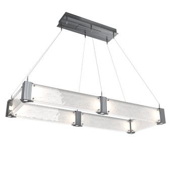 Parallel LED Chandelier in Gunmetal (404|PLB0042-R1-GM-CG-CA1-L1)