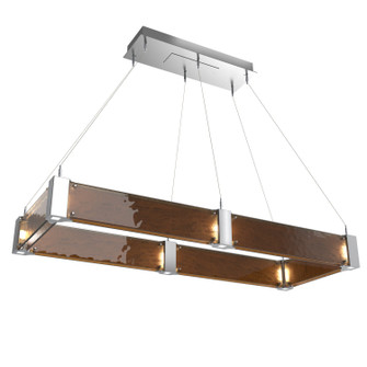 Parallel LED Chandelier in Classic Silver (404|PLB0042-R1-CS-BG-CA1-L3)