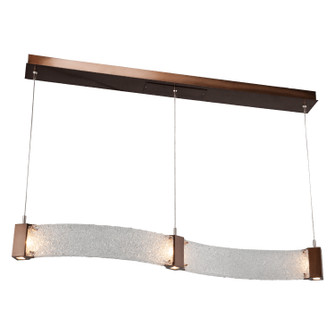 Parallel LED Linear Suspension in Heritage Brass (404|PLB0042-48-HB-CR-CA1-L3)