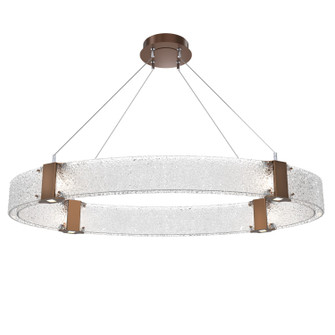 Parallel LED Chandelier in Burnished Bronze (404|PLB0042-44-BB-CR-CA1-L3)