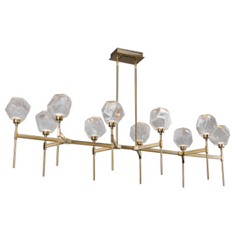 Gem LED Linear Suspension in Gilded Brass (404|PLB0039-69-GB-S-001-L1)