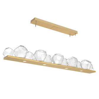 Gem LED Linear Suspension in Gilded Brass (404|PLB0039-0E-GB-C-CA1-L3)