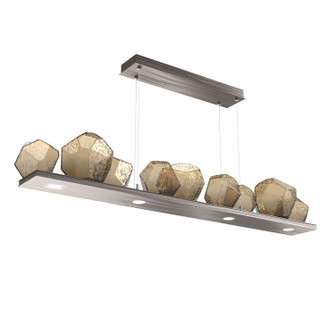 Gem LED Linear Suspension in Gunmetal (404|PLB0039-0C-GM-B-CA1-L1)
