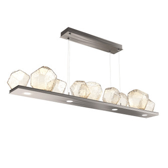 Gem LED Linear Suspension in Gunmetal (404|PLB0039-0C-GM-A-CA1-L1)