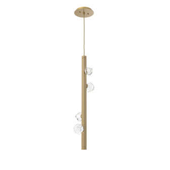 Stella LED Pendant in Gilded Brass (404|LAB0070-01-GB-CZ-CA1-L3)