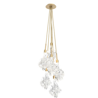 Blossom LED Cluster in Gilded Brass (404|LAB0059-0B-GB-BC-C01-L3)