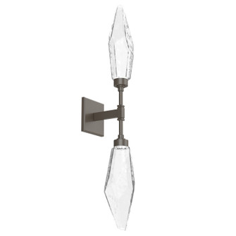 Rock Crystal LED Wall Sconce in Graphite (404|IDB0050-02-GP-CC-L1)