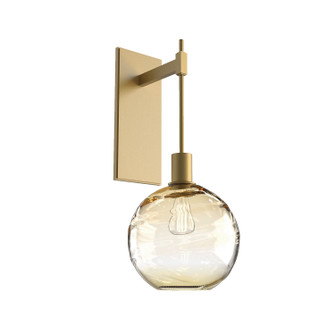 Terra One Light Wall Sconce in Gilded Brass (404|IDB0047-22-GB-OA-E2)