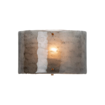Textured Glass One Light Wall Sconce in Oil Rubbed Bronze (404|CSB0044-0A-RB-SG-E2)