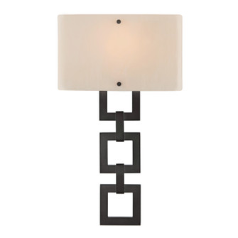 Carlyle One Light Wall Sconce in Heritage Brass (404|CSB0033-0B-HB-BG-E2)