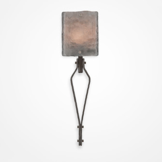 Urban Loft One Light Wall Sconce in Heritage Brass (404|CSB0026-0A-HB-FG-E2)
