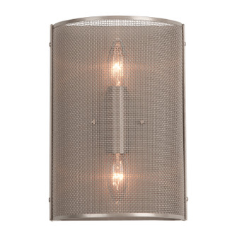Uptown Mesh Two Light Wall Sconce in Beige Silver (404|CSB0019-11-BS-0-E1)