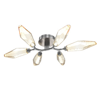 Rock Crystal LED Flush Mount in Gunmetal (404|CLB0050-01-GM-CA-L1)