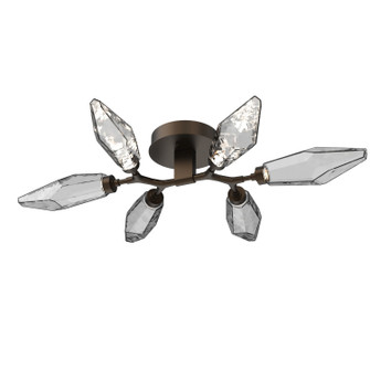 Rock Crystal LED Flush Mount in Flat Bronze (404|CLB0050-01-FB-CS-L3)