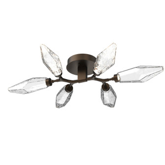 Rock Crystal LED Flush Mount in Flat Bronze (404|CLB0050-01-FB-CC-L1)