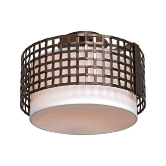 Tweed Two Light Semi-Flush Mount in Novel Brass (404|CLB0037-14-NB-SH-E2)