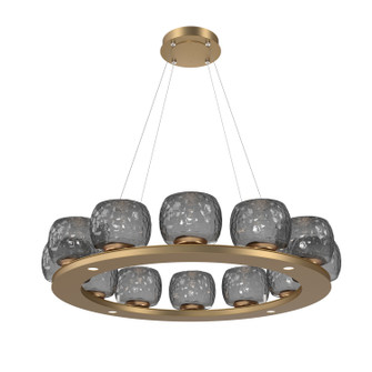 Vessel LED Chandelier in Novel Brass (404|CHB0091-0C-NB-S-CA1-L3)