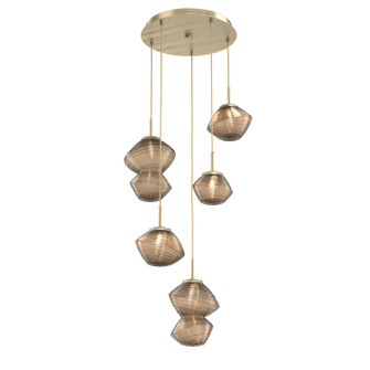 Mesa LED Pendant in Heritage Brass (404|CHB0089-05-HB-B-C01-L1)