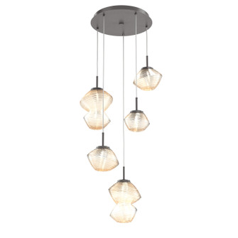 Mesa LED Pendant in Graphite (404|CHB0089-05-GP-A-C01-L1)