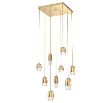 Pebble LED Pendant in Gilded Brass (404|CHB0079-09-GB-PC-C01-L3)