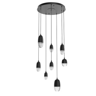 Pebble LED Pendant in Matte Black (404|CHB0079-08-MB-PC-C01-L1)