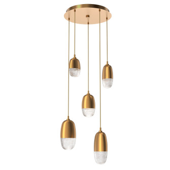 Pebble LED Pendant in Novel Brass (404|CHB0079-05-NB-PC-C01-L1)