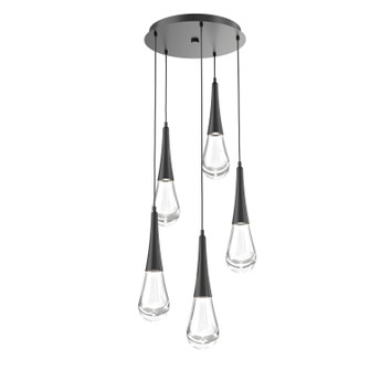 Raindrop LED Pendant in Matte Black (404|CHB0078-05-MB-C-C01-L3)