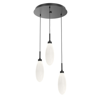 Fiori LED Pendant in Matte Black (404|CHB0071-03-MB-WL-C01-L3)