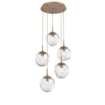 Aster LED Pendant in Novel Brass (404|CHB0066-05-NB-FC-C01-L3)