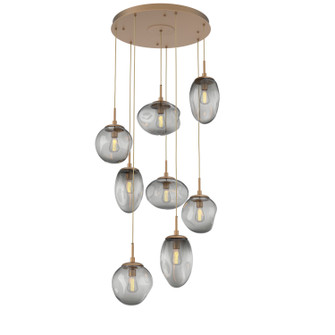 Cosmos Eight Light Pendant in Novel Brass (404|CHB0065-08-NB-S-C01-E2)