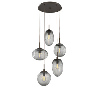 Cosmos Five Light Pendant in Flat Bronze (404|CHB0065-05-FB-S-C01-E2)